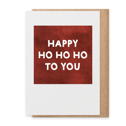 Happy Ho Ho Ho Card