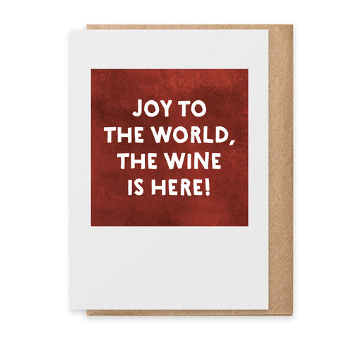 Wine Is Here Card