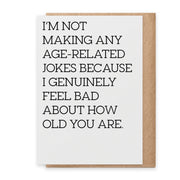 Age Related Jokes Card