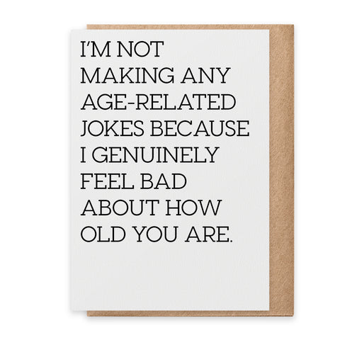 Age-Related Jokes Card