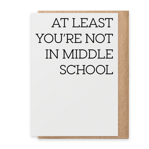 Middle School Card