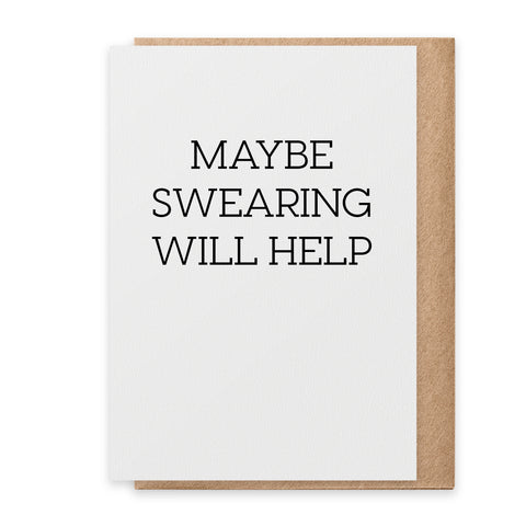 Swearing Card