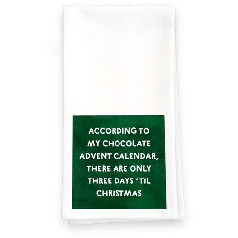 Chocolate Advent Towel