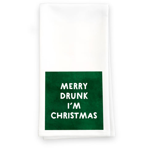 Merry Drunk Towel