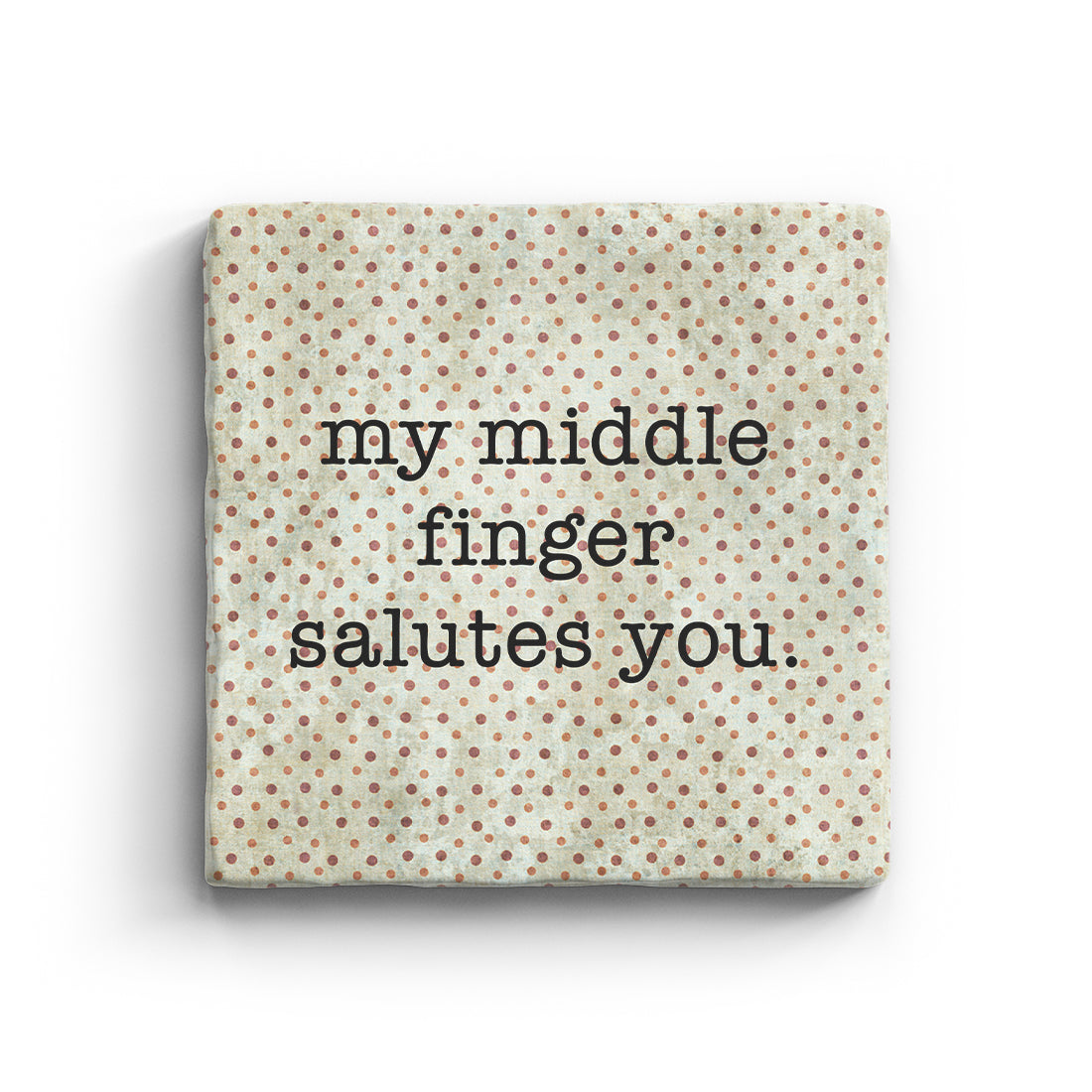 Middle Finger Coaster – Paisley & Parsley