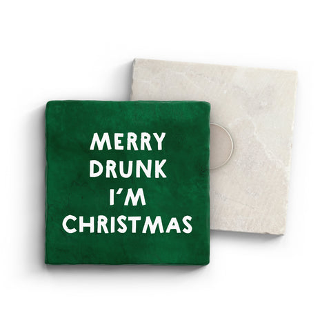 Merry Drunk Magnet