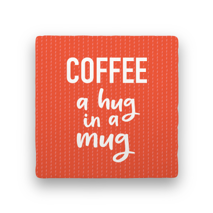 Hug in a Mug-Coffee Talk-Paisley & Parsley-Coaster