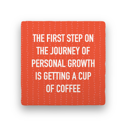 Personal Growth-Coffee Talk-Paisley & Parsley-Coaster