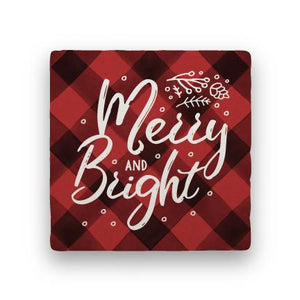 Merry and Bright - Red-Holiday-Paisley & Parsley-Coaster