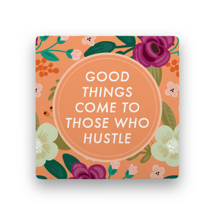 Good Things Come-Garden Party-Paisley & Parsley-Coaster