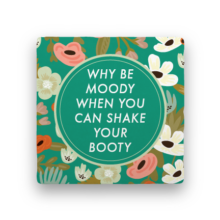 Shake Your Booty-Garden Party-Paisley & Parsley-Coaster