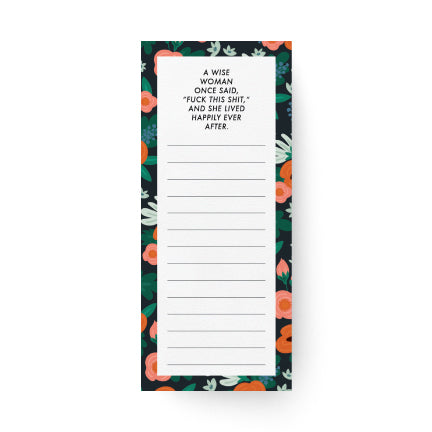 Happily Ever After Notepad