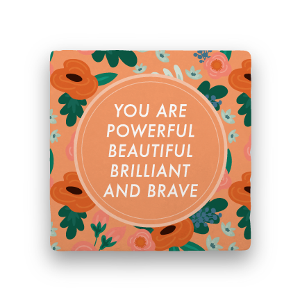 Brilliant and Brave-Garden Party-Paisley & Parsley-Coaster