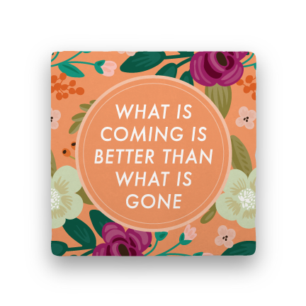 What Is Coming-Garden Party-Paisley & Parsley-Coaster