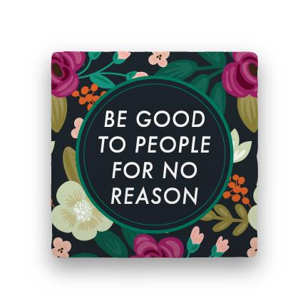 Be Good-Garden Party-Paisley & Parsley-Coaster