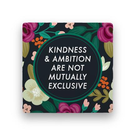 Kindness & Ambition-Garden Party-Paisley & Parsley-Coaster