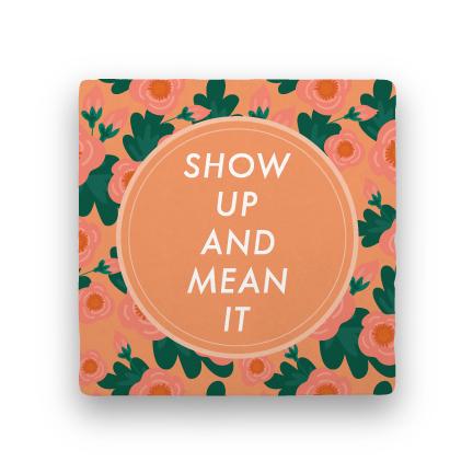 Show Up-Garden Party-Paisley & Parsley-Coaster