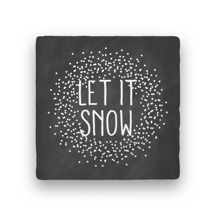 Let It Snow-Holiday-Paisley & Parsley-Coaster