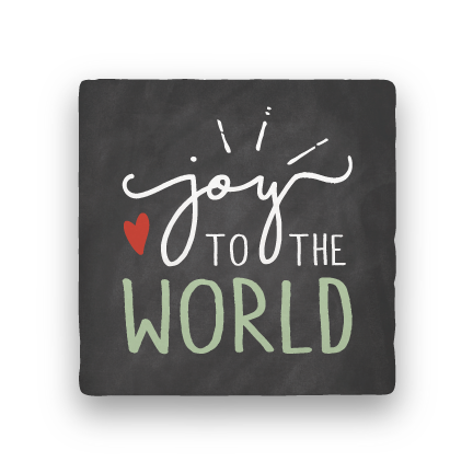 Joy to the World-Holiday-Paisley & Parsley-Coaster