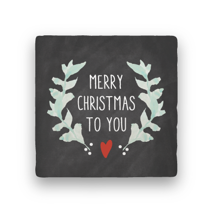 Merry Christmas to You-Holiday-Paisley & Parsley-Coaster