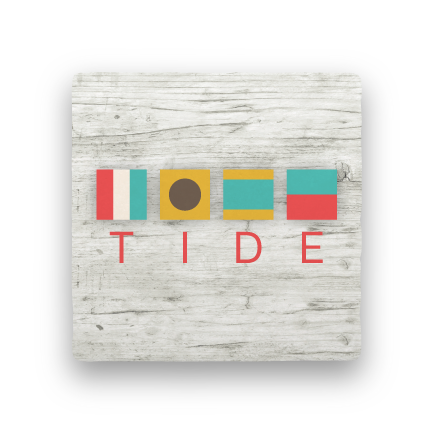 Tide-Let's Be Nautical-Paisley & Parsley-Coaster