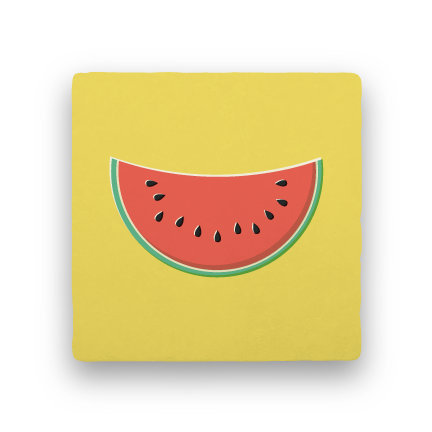 Watermelon-Summer Vacation-Paisley & Parsley-Coaster