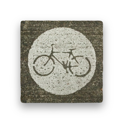 Bike Lane-PNW-Paisley & Parsley-Coaster