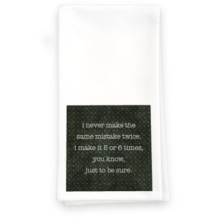 Same Mistake Towel
