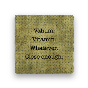 Valium Vitamin-Polka Spots-Paisley & Parsley-Coaster
