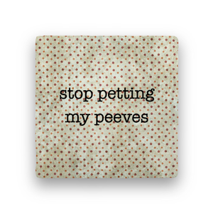 Stop Petting-Polka Spots-Paisley & Parsley-Coaster