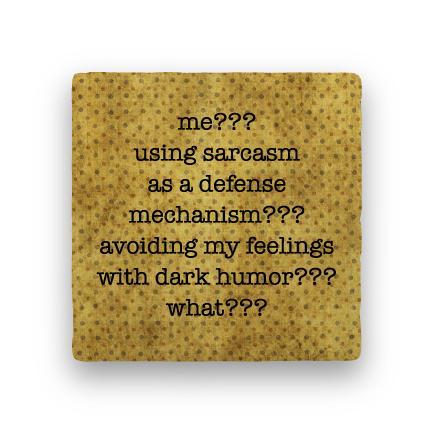 Sarcasm-Polka Spots-Paisley & Parsley-Coaster