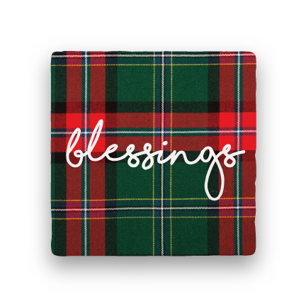 Blessings-Holiday-Paisley & Parsley-Coaster