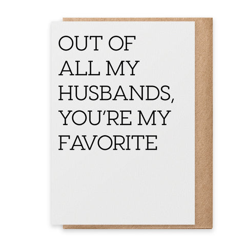 Favorite Husband Card