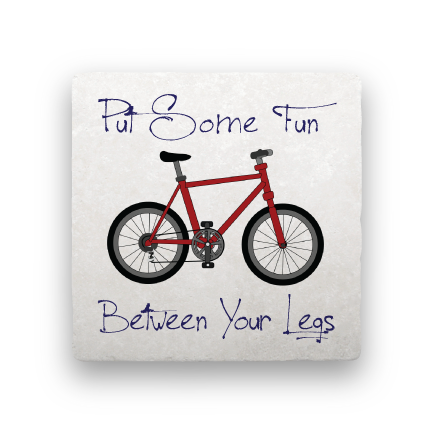 Between Your Legs-Bicycles-Paisley & Parsley-Coaster